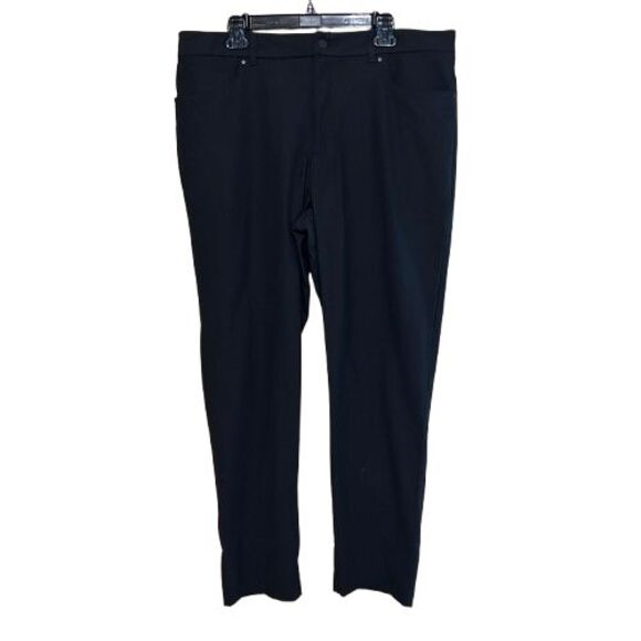 VRST Chino Pant Mens 38x32 Black Limitless 5 Pocket Stretch Performance - Picture 1 of 7